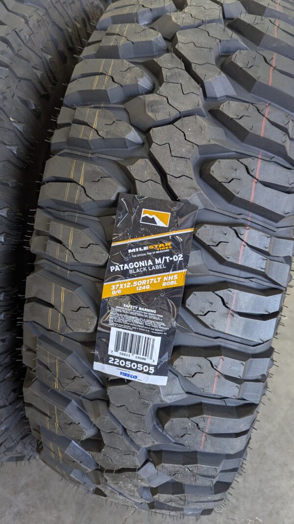 Milestar M/T-02 37" Black Label 22050505